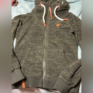 Olive green Fleece zip!